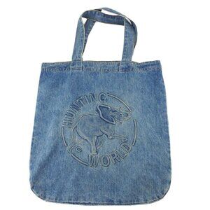 HUNTING WORLD Tote Bag Jasper Cotton Canvas Authentic USED